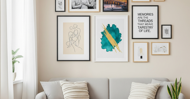 How to Create a Gallery Wall at Home - Smile Art Design
