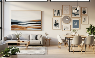 Create Flow in Open-Plan Wall Decor - Smile Art Design