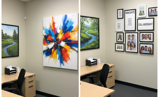Inspire Your Office with Wall Art - Smile Art Design