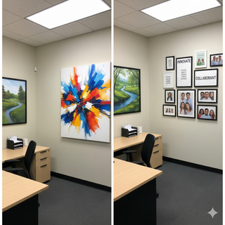 Inspire Your Office with Wall Art - Smile Art Design