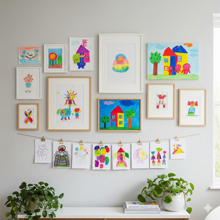 Make Kids’ Art Last at Home - Smile Art Design