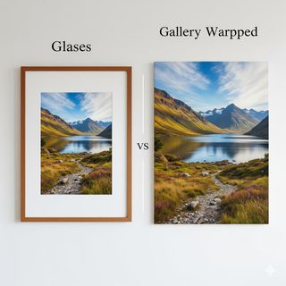 Framed Prints vs. Canvas Prints - Smile Art Design