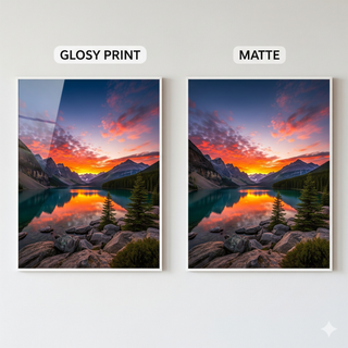Glossy vs. Matte Prints: Which Photo Finish Is Right for You? - Smile Art Design