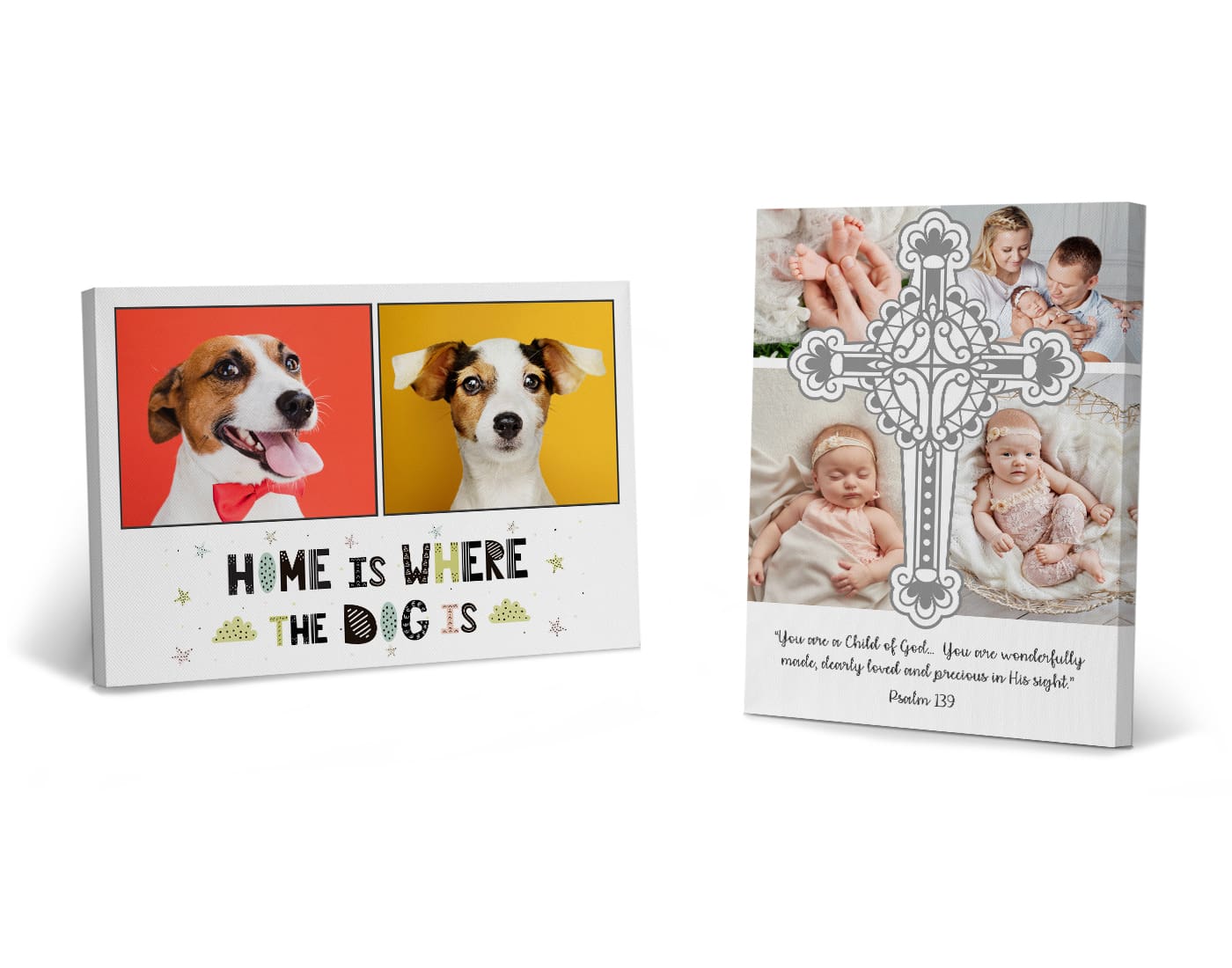 Pets & Kids Photo Collage - Custom Canvas Prints