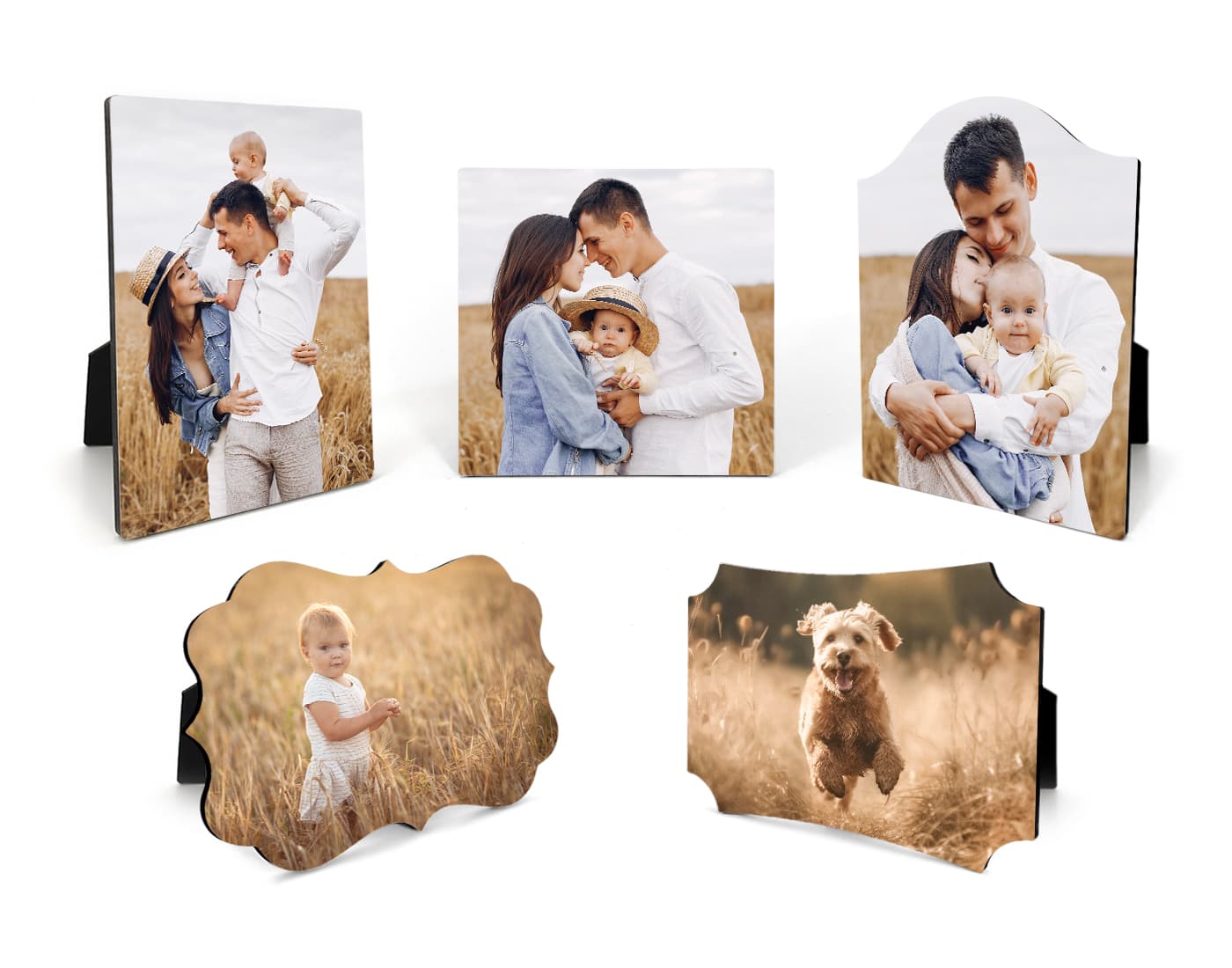 Personalized Photo Panels - Mounted Photo Panel Types