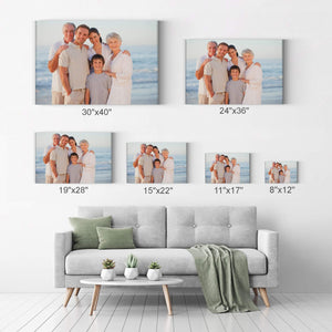 Custom Canvas Photo Print, Custom Canvas Metal Print, Personalized Picture