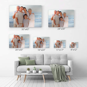 Custom Canvas Photo Print, Custom Canvas Metal Print, Personalized Picture