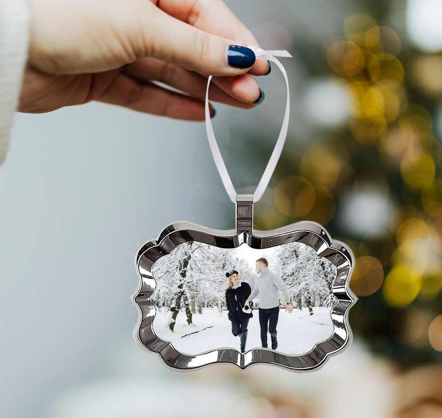  Custom Christmas Picture Ornament