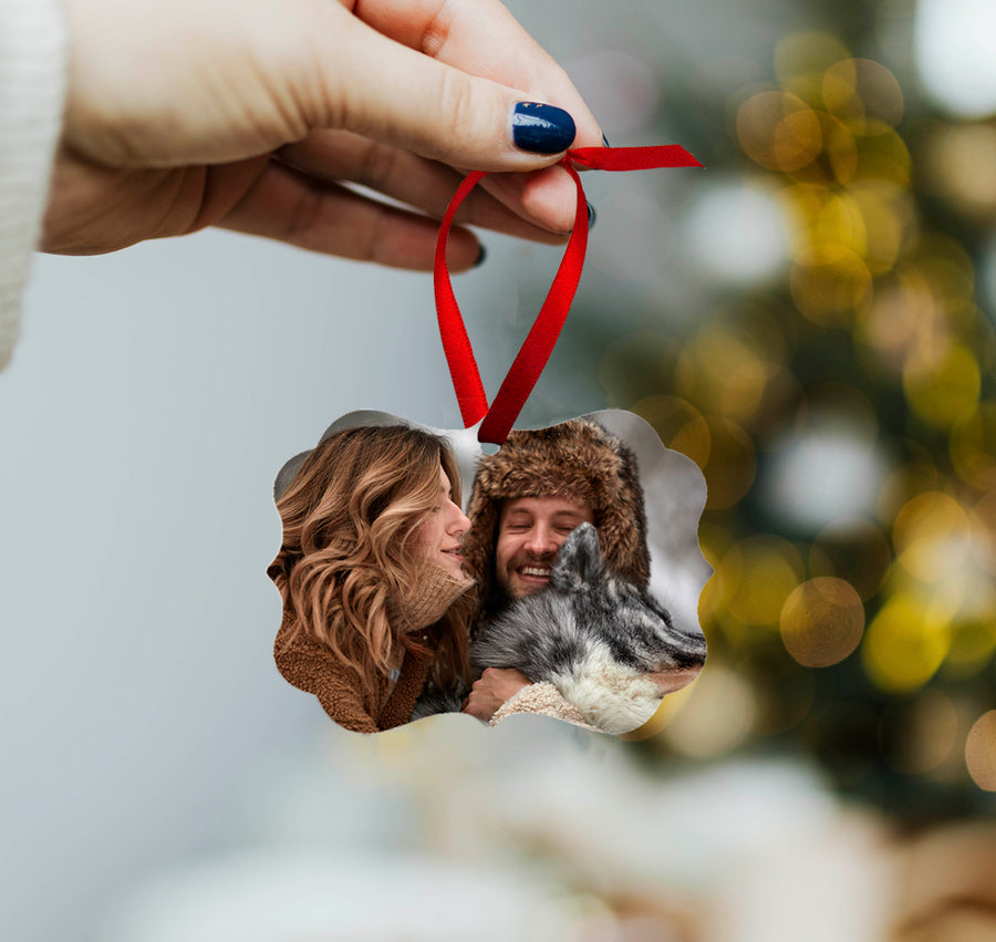  Custom Christmas Picture Ornament