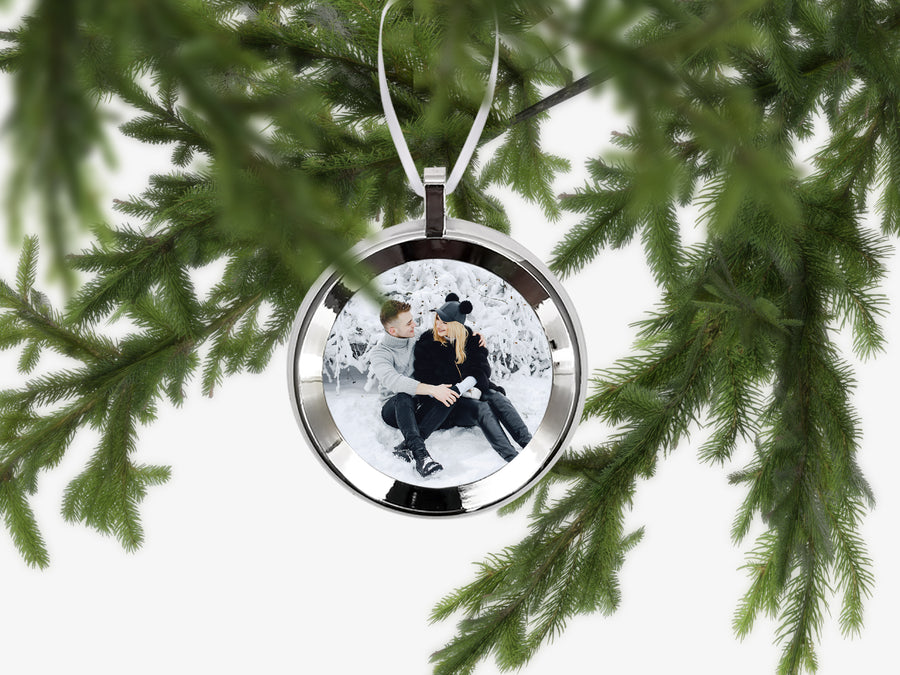  Custom Christmas Picture Ornament