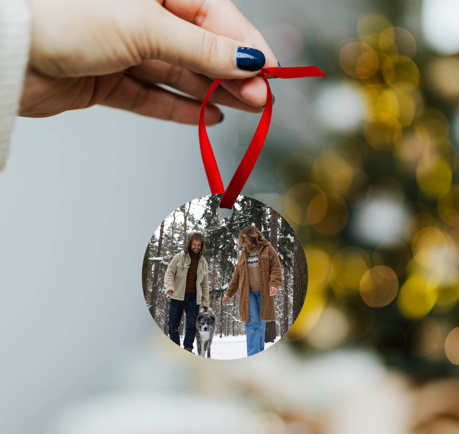  Custom Christmas Picture Ornament