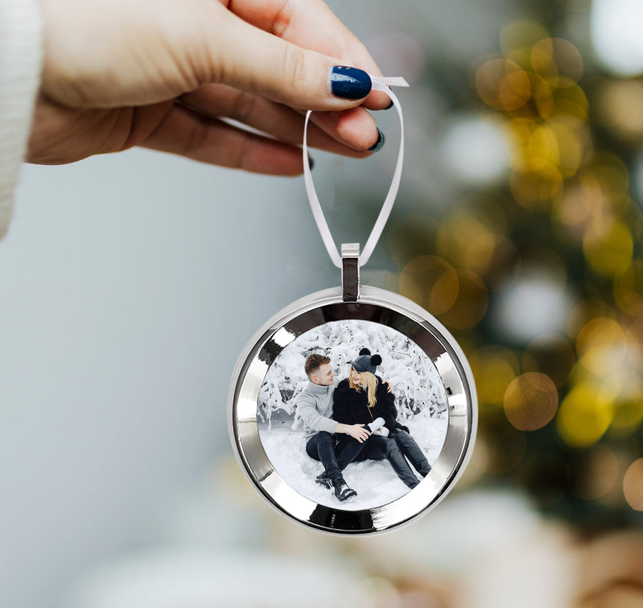  Custom Christmas Picture Ornament