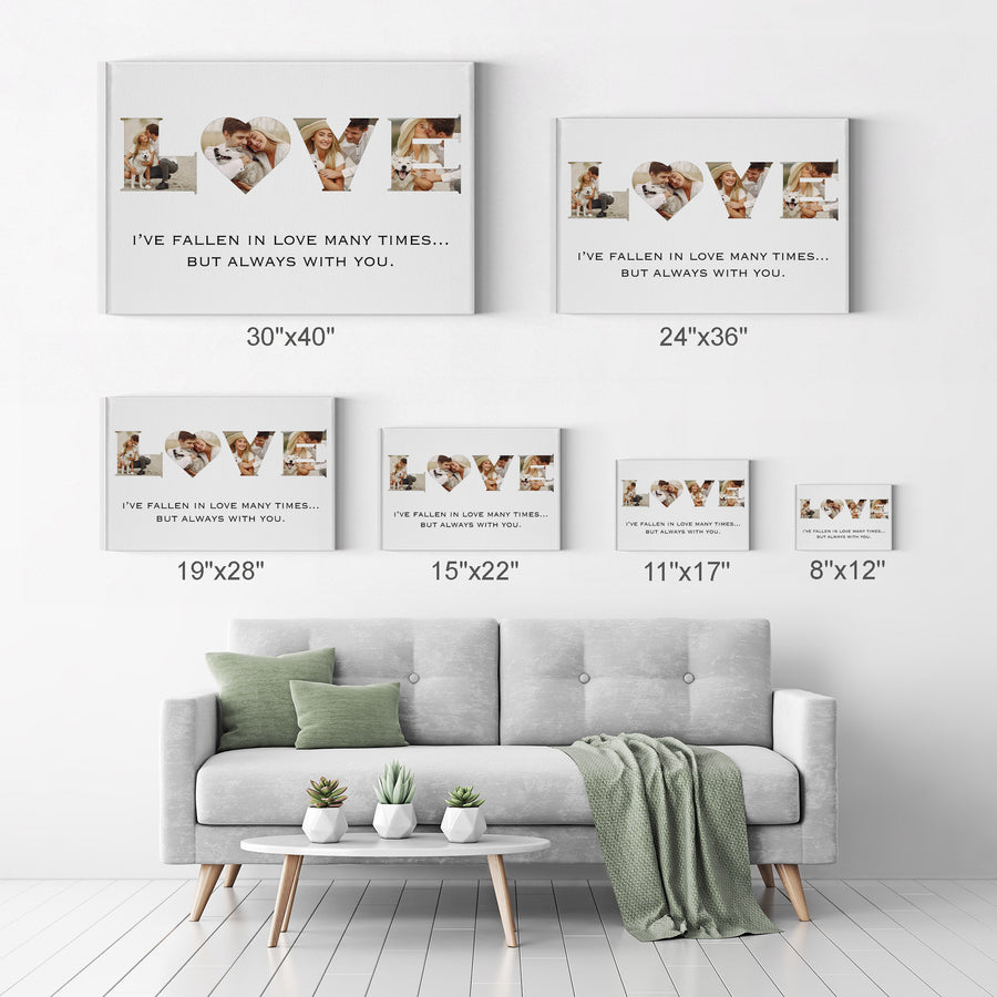 Custom Photo Collage Personalized Wall Art