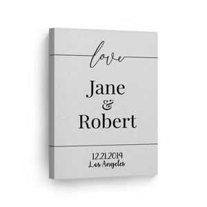 Customized Names Personalized Wall art