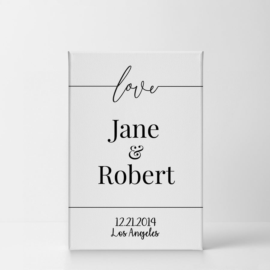 Customized Names Personalized Wall art