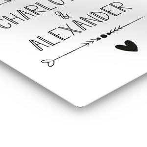 Customized Names Personalized Wall art