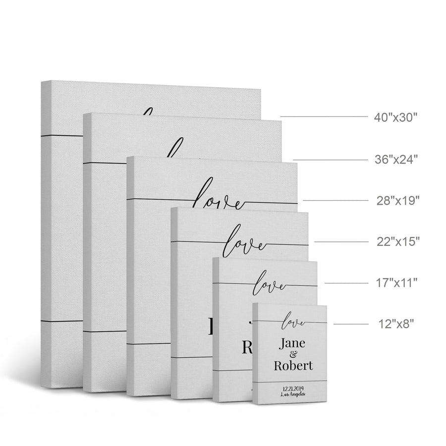 Customized Names Personalized Wall art