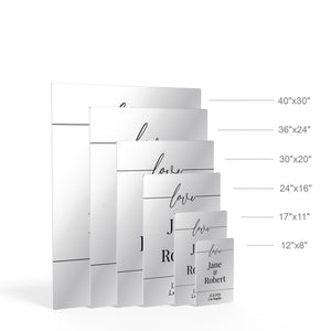 Customized Names Personalized Wall art