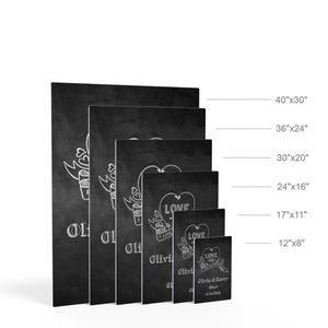 Customized Names Personalized Wall art