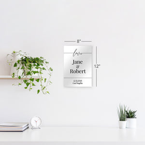 Customized Names Personalized Wall art