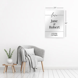 Customized Names Personalized Wall art