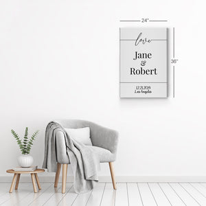 Customized Names Personalized Wall art