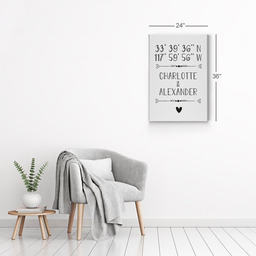 Customized Names Personalized Wall art