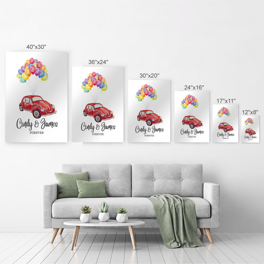 Customized Names Personalized Wall art