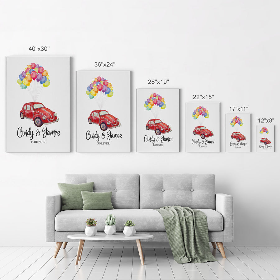 Customized Names Personalized Wall art
