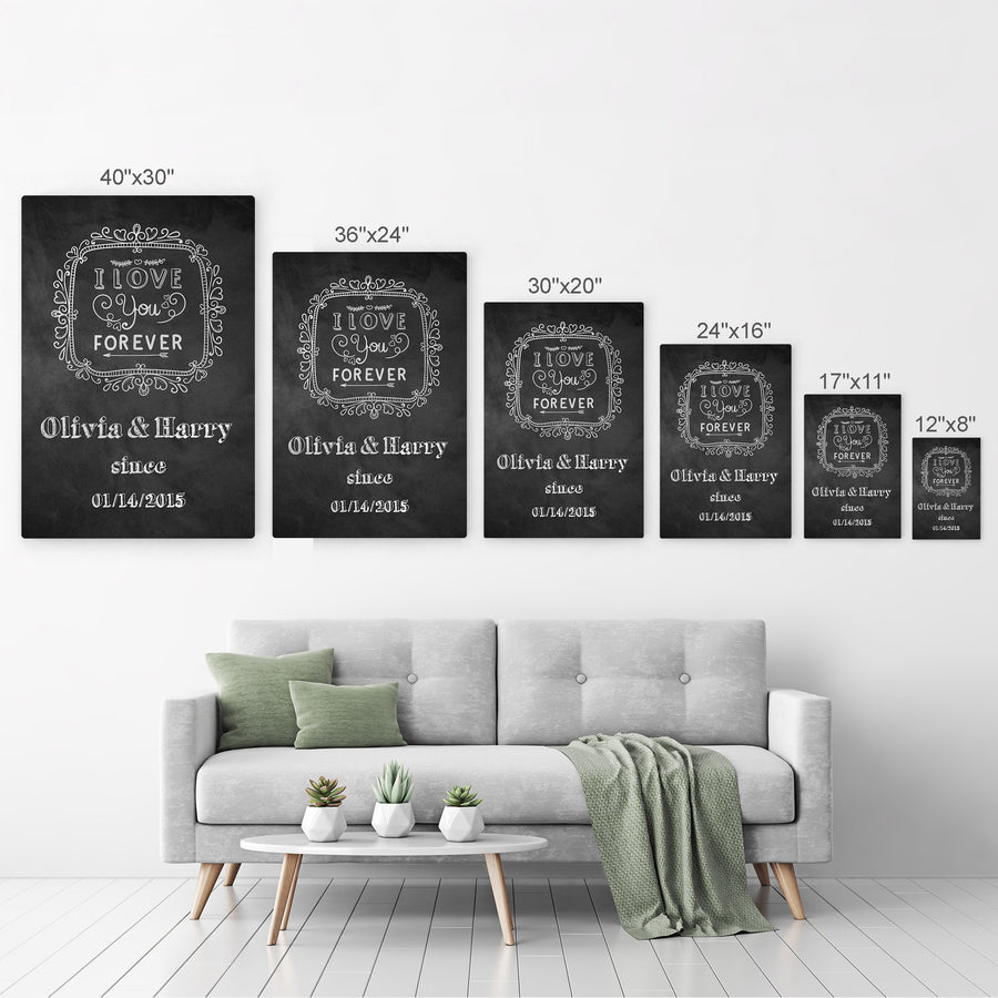 Customized Names Personalized Wall art