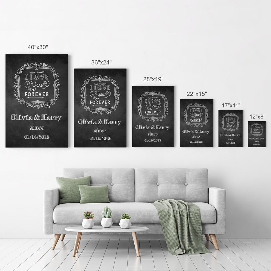 Customized Names Personalized Wall art
