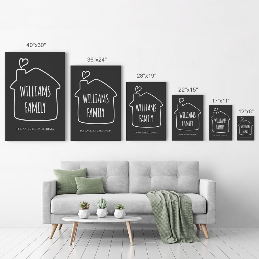 Customized Names Personalized Wall art