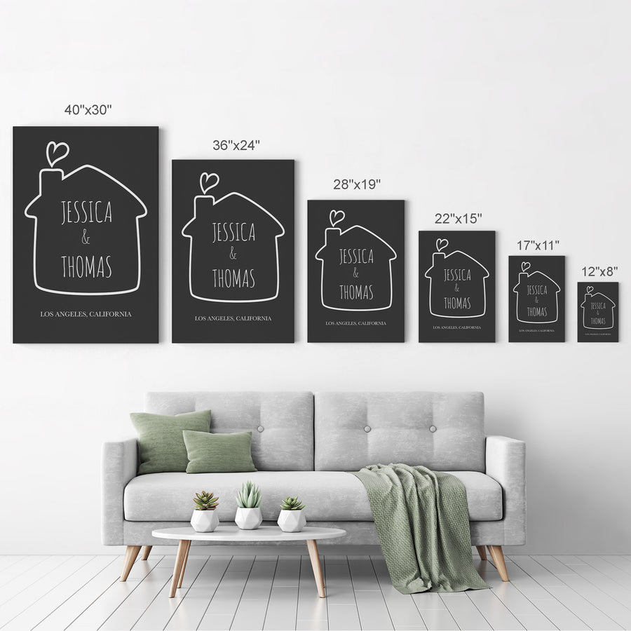 Customized Names Personalized Wall art