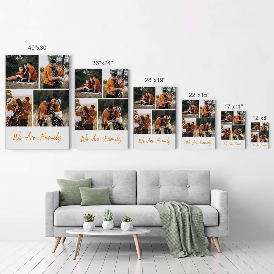 Custom Photo Collage Personalized Wall Art