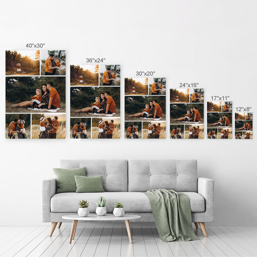 Custom Photo Collage Personalized Wall Art
