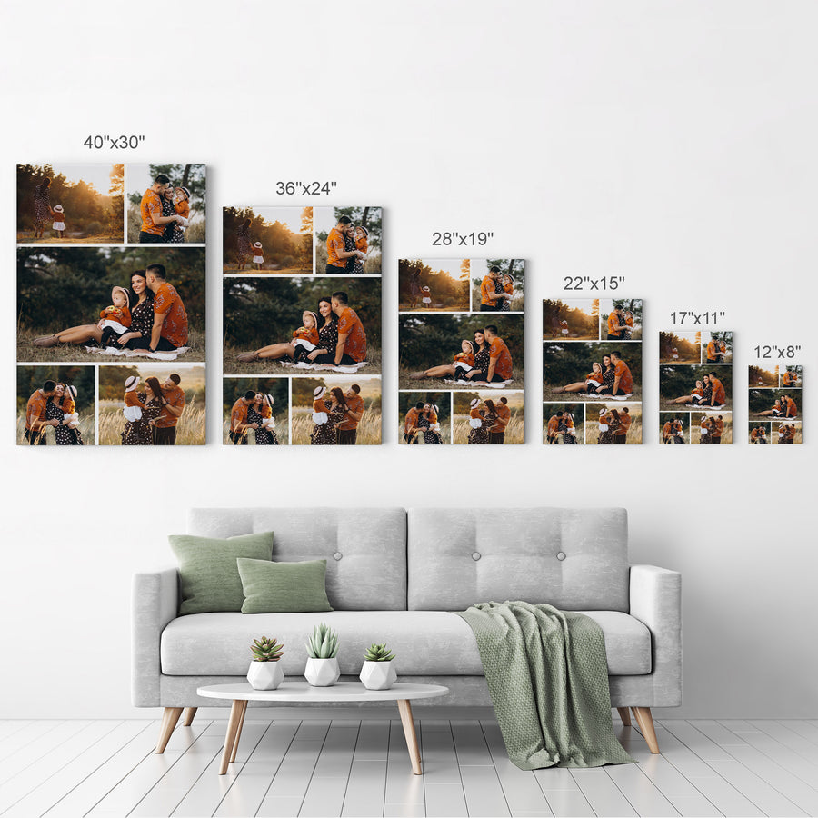 Custom Photo Collage Personalized Wall Art