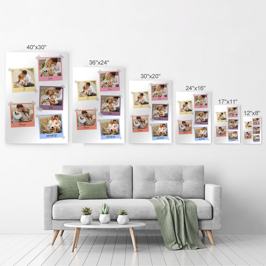 Custom Photo Collage Personalized Wall Art