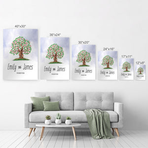 Customized Names Personalized Wall art