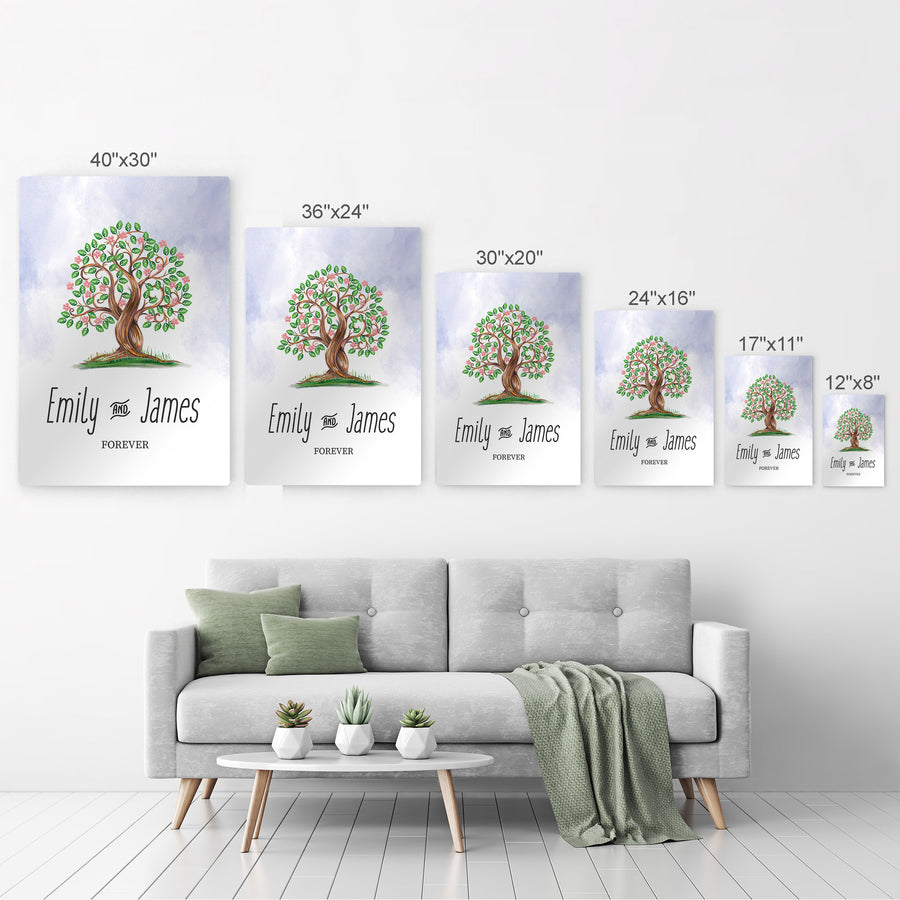 Customized Names Personalized Wall art