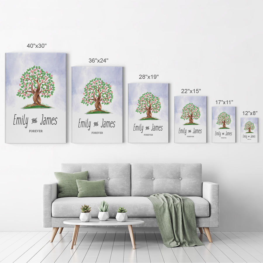 Customized Names Personalized Wall art