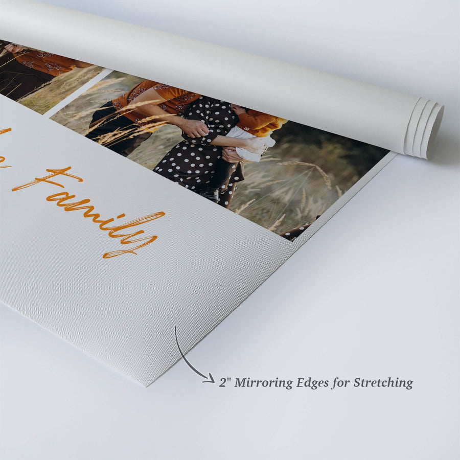 Personalized Gift Wall Art Custom Photo Collage with Customized Text